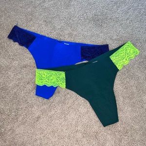 Victoria Secret Nylon Lace Thongs